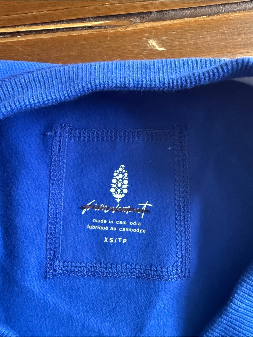 FP movement Blue & White Athletic Tank Top - Picture 3 of 3